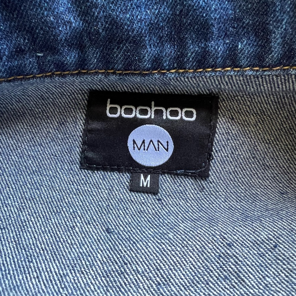 Asos Boohooman Color Block Spliced Denim Jacket I… - image 8